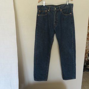 Levi's Dark Wash Straight Leg Jeans Size 36 x 32